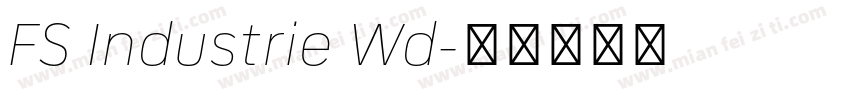FS Industrie Wd字体转换